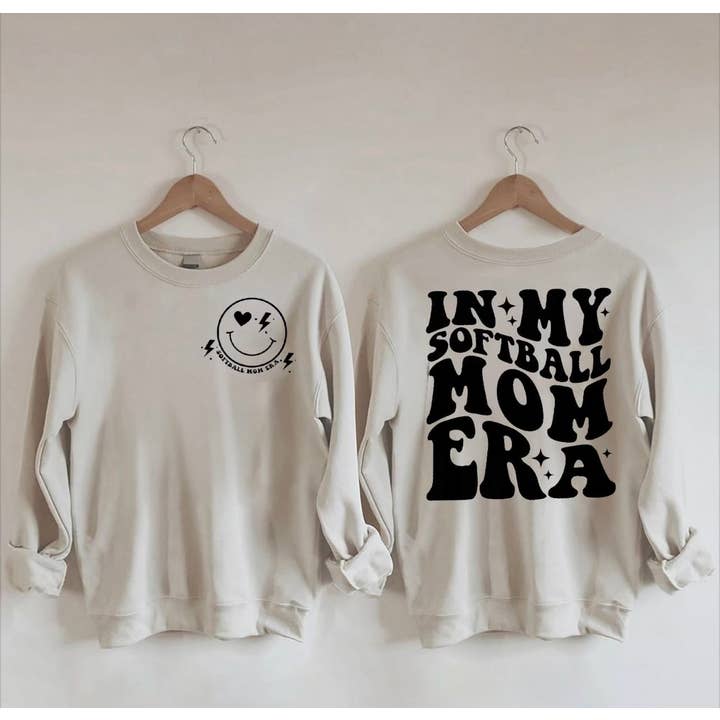 Elkk Designs – wholesale Graphic sweatshirt – Women’s – Softball mom ERA