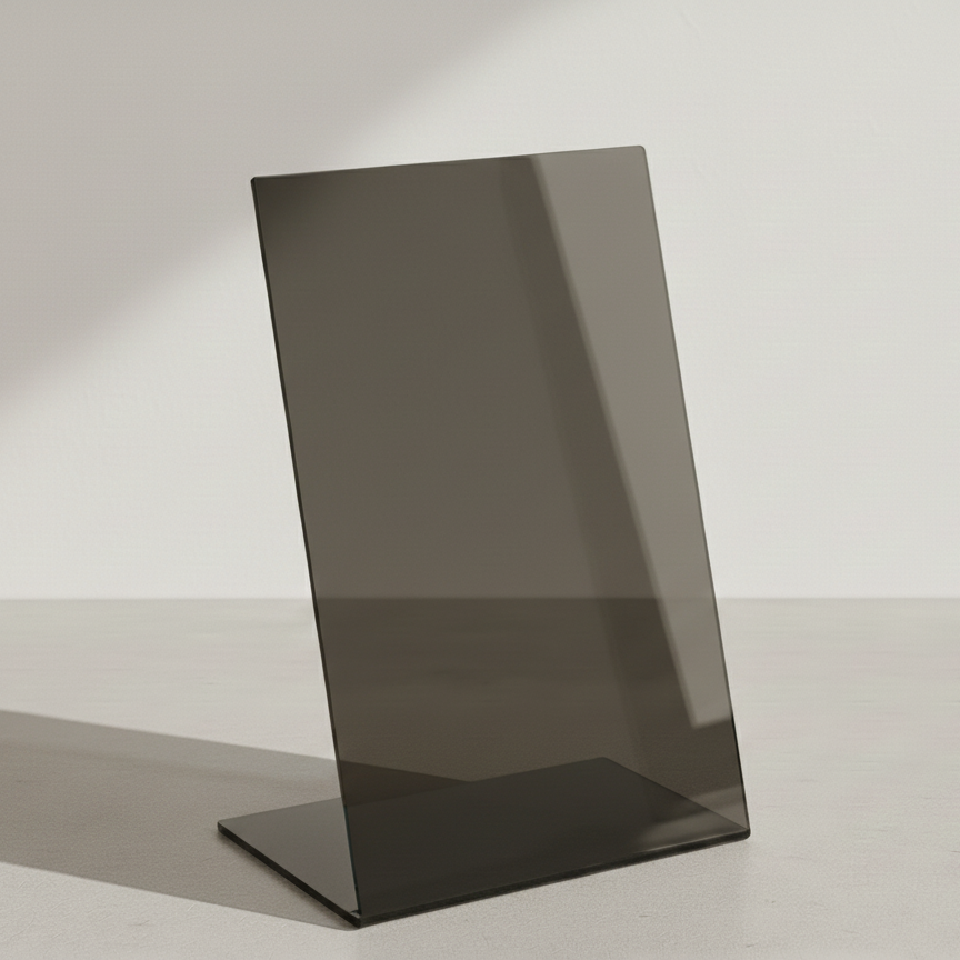 Signs and Mirrors – wholesale Retailer display stand/case – #027 - Transparent Acrylic Table Top Stand3