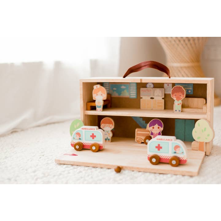 QToysUSA – Großhandel Spielzeugset – Kinder – Tragbares Krankenhaus-Set9