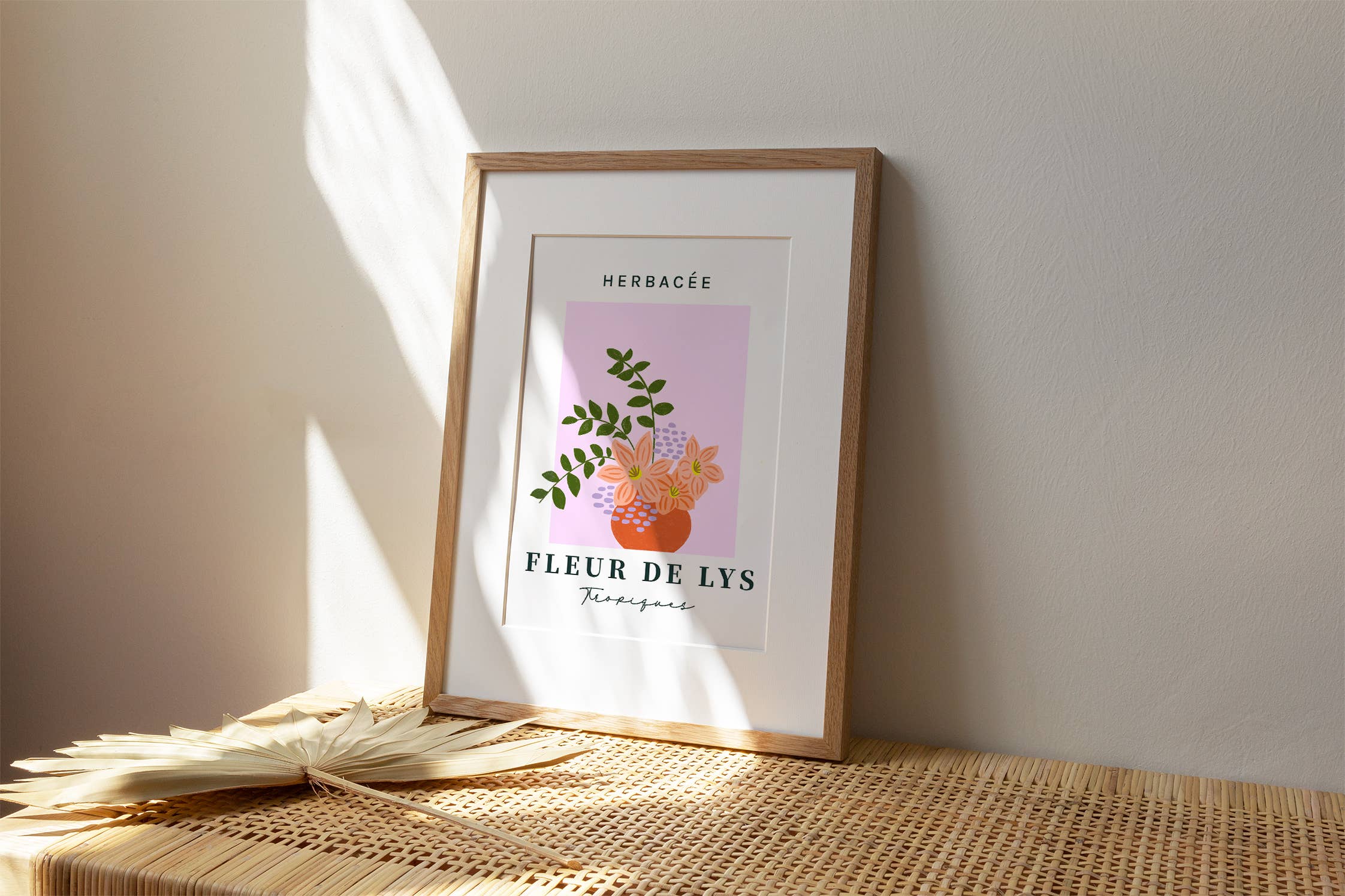 Graphijoy - Wholesale Poster - Fleur de Lys floral poster2