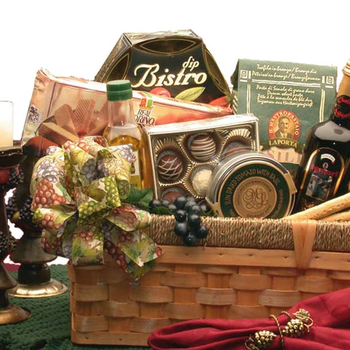 Italian Gourmet Gift Basket for wholesale by Gift Basket Drop Shipping