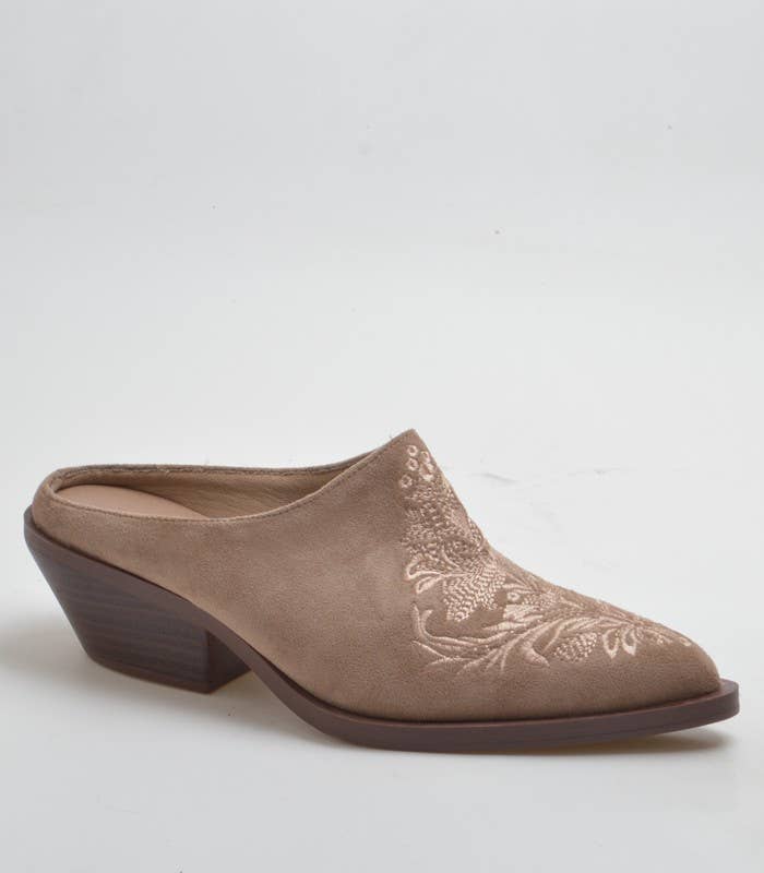 SWEET MAGIC MODA Y COMPLEMENTOS - Wholesale Flats - Women's - SUEDE COWBOY HEEL CLOG0