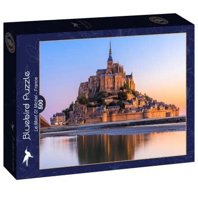 500 Piece Puzzle - Mont St Michel - France for wholesale by Bluebird Puzzle
