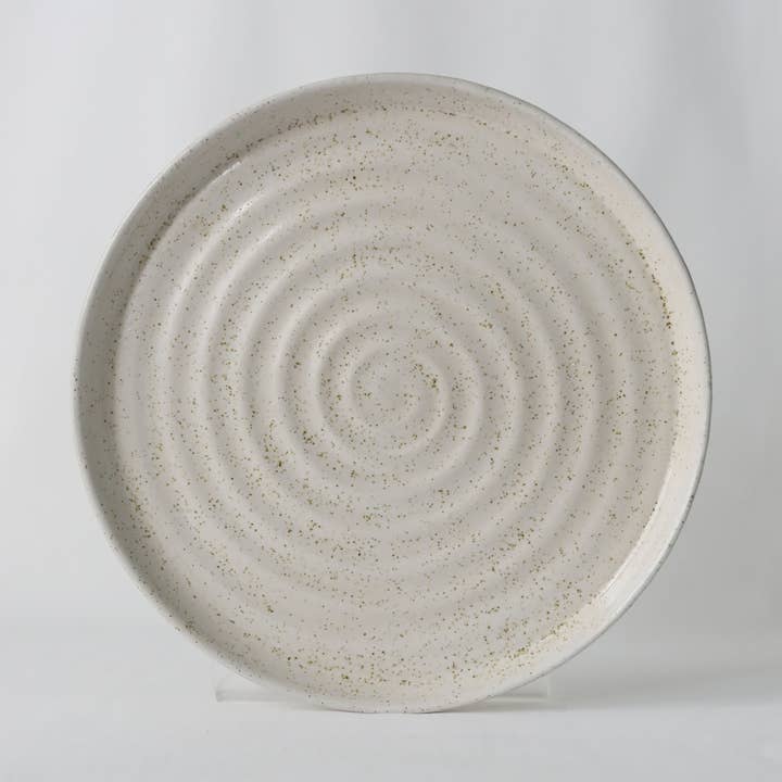 Pepper White Classic Side Plate for wholesale by Katie L Thompson Designs