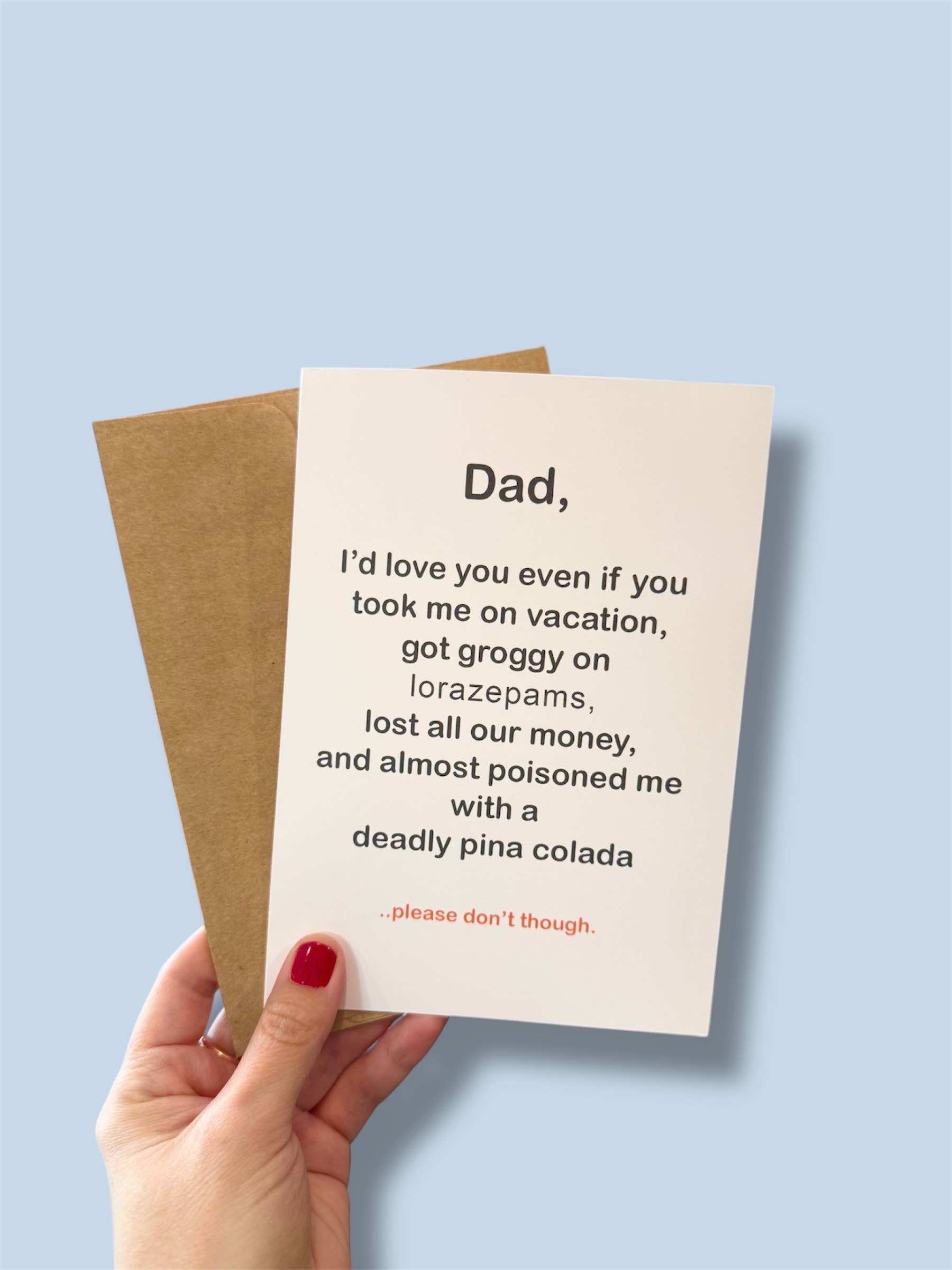 Tiny Baker Creations - Wholesale Father's Day Card - White Lotus Father’s Day Card | Card for Dad | Pop Culture5