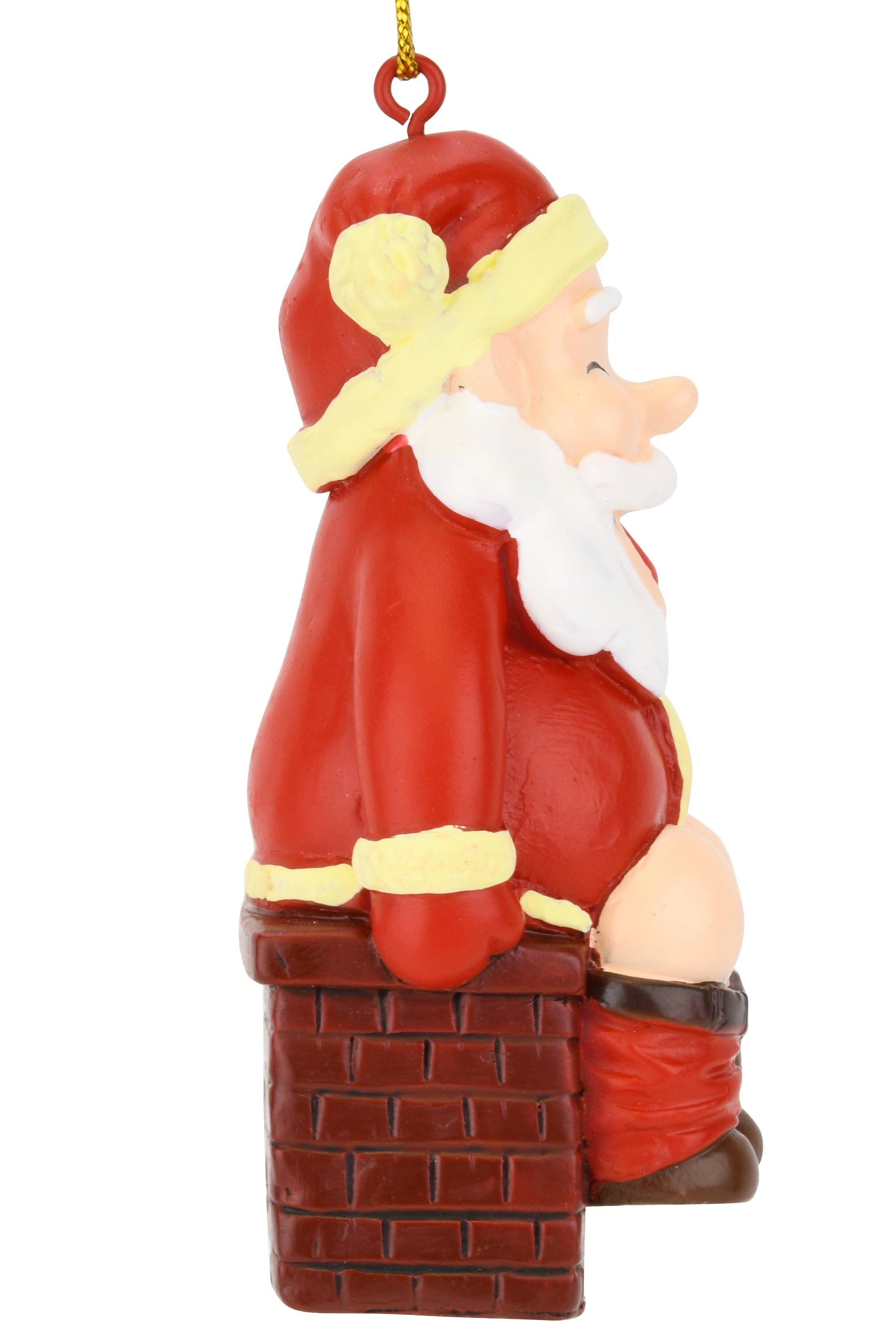 Tree Buddees – Großhandel Verzierung – Schornstein Geschenk Lustiger Weihnachtsmann Kackender Weihnachtsbaumschmuck4