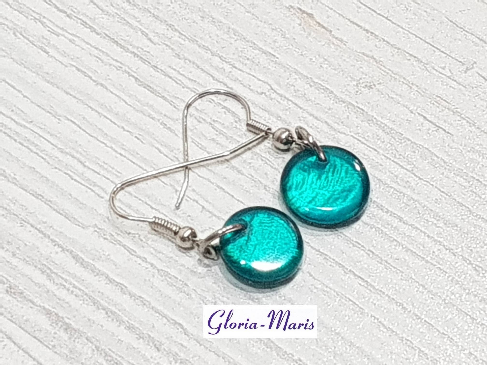 Gloria-Maris - Wholesale Dangle Earrings - High quality earrings made from Capiz shells 12mm/CE-01610