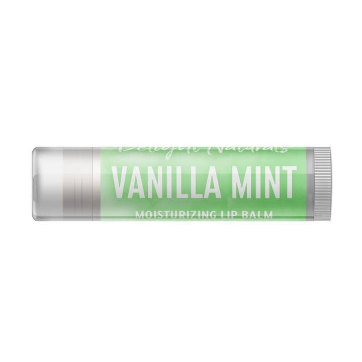 Jumbo Vanilla Mint Lip Balm for wholesale by Delight Naturals