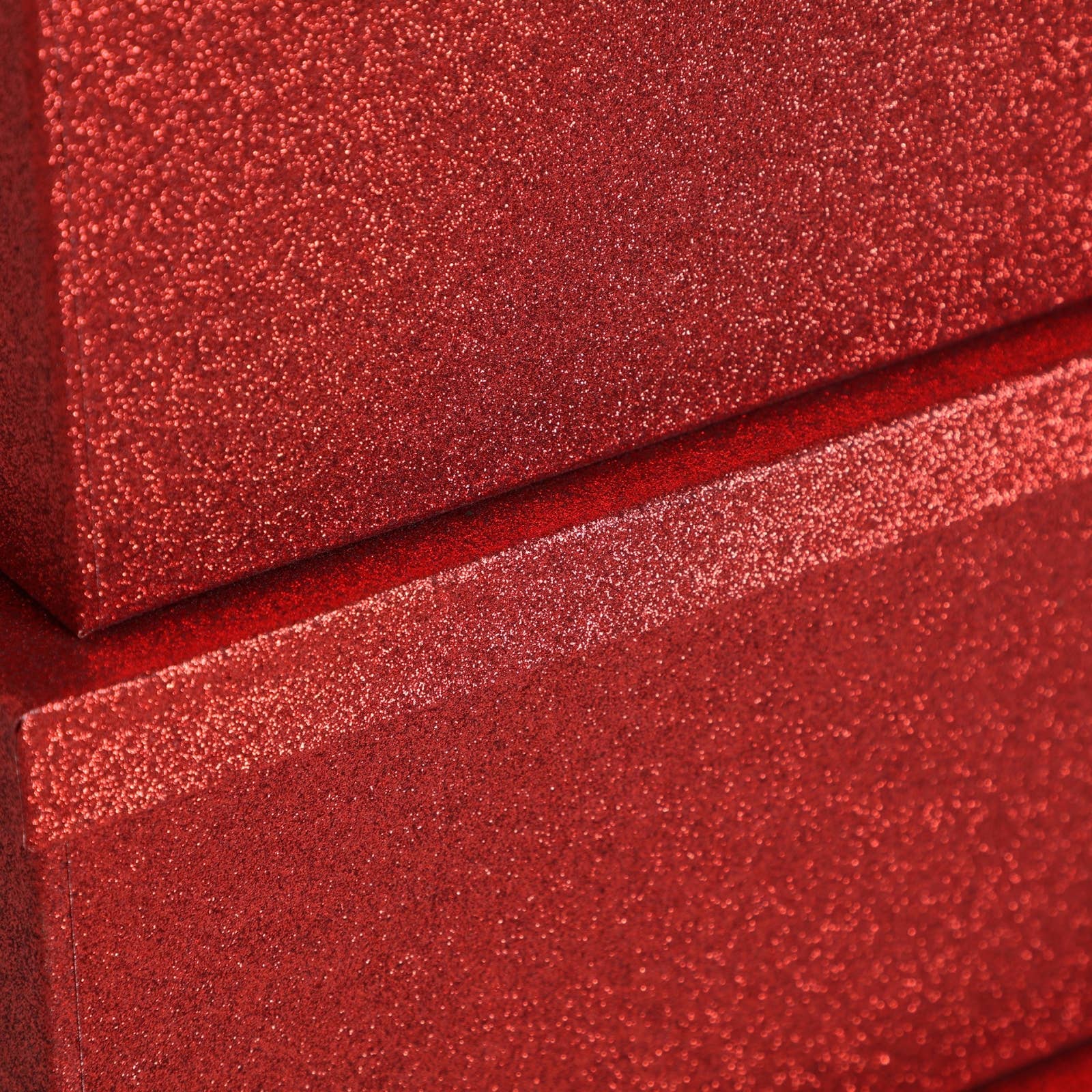 B&B - Wholesale Decorative Box - Box J/10 Glitter, Cardboard, Red Color, 47X33X23cm2