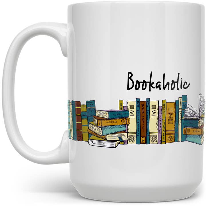 Loftipop - Wholesale Coffee Mug - Bookaholic Book Lover Bookish Coffee Mug, Book Gifts3