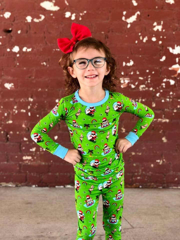 Tis The Sea-Sun 2pc Pajama Set for wholesale by Bells & Rainbows by TND