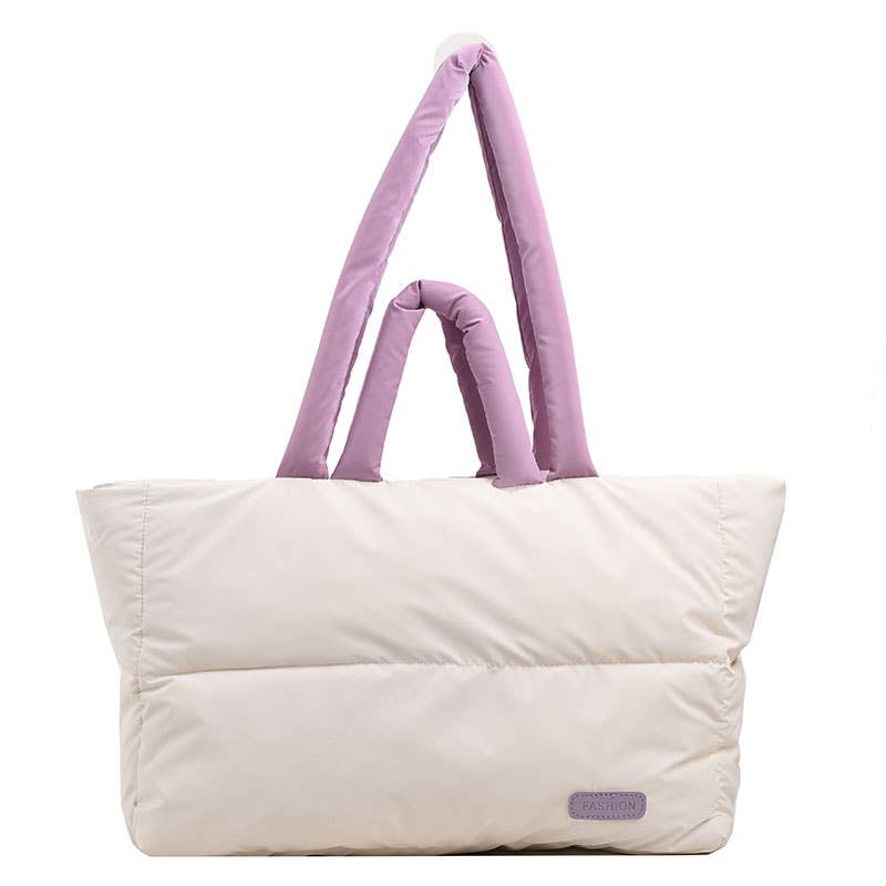 wandf - Vente Tote bag – femme - Grand sac de voyage matelassé à grande capacité pour femmes, gym3