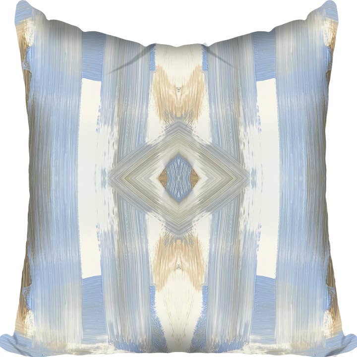 French Blue Pillow for wholesale by Windy O'Connor Art & Home