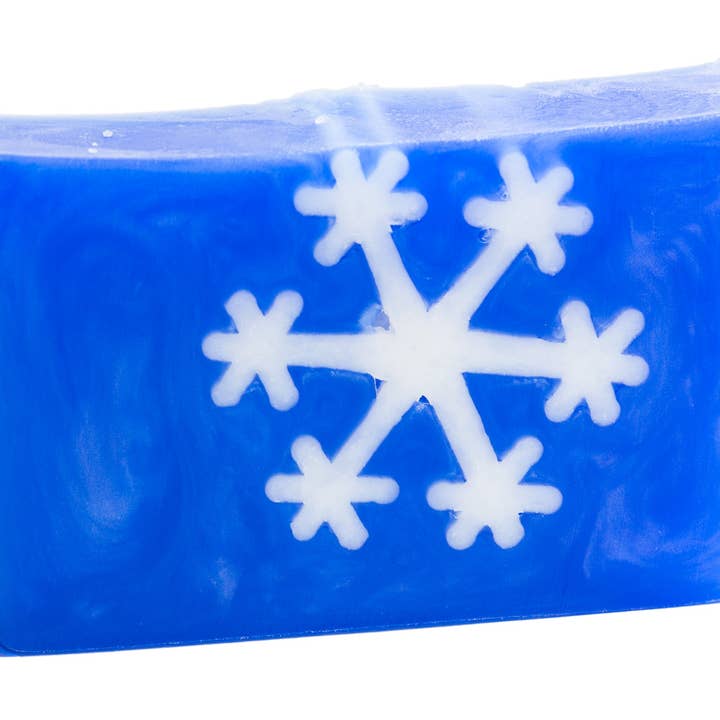 5.5 oz Snowflake Soap for wholesale by Soap By The Slice