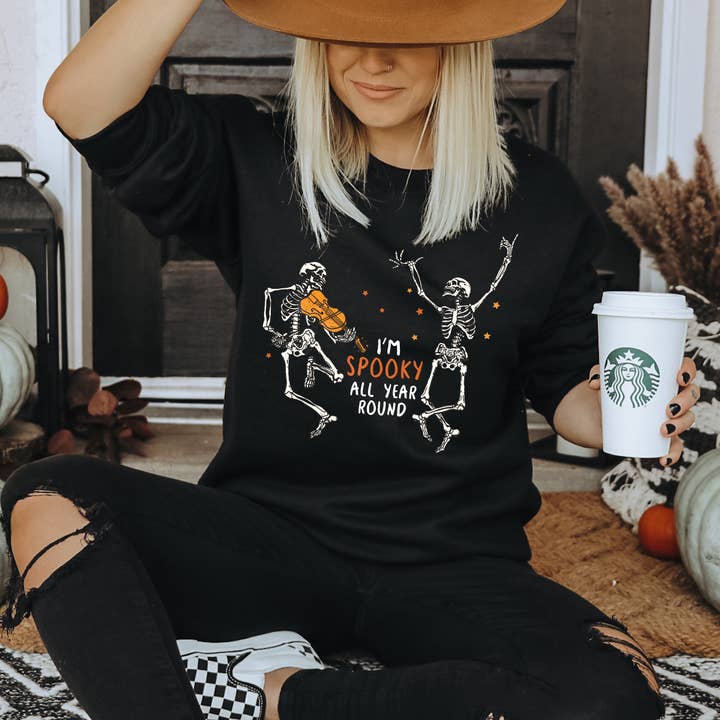 Maglietta I am Spooky Yall - Bella Canvas Halloween per la vendita all'ingrosso da parte di Printliss