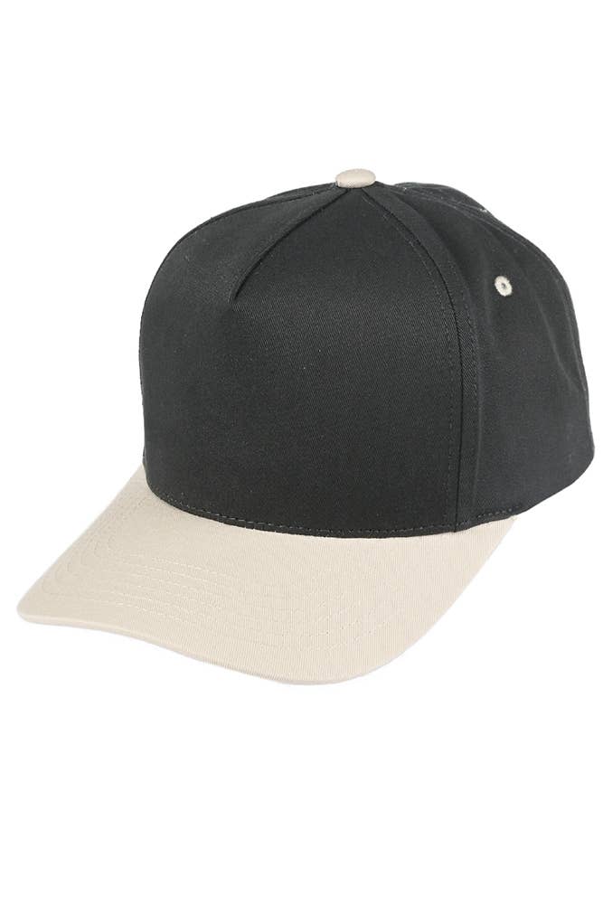 Hana - Wholesale Baseball Cap - Women's - C.C Two Tone Canvas Trucker Hat Baseball Cap44