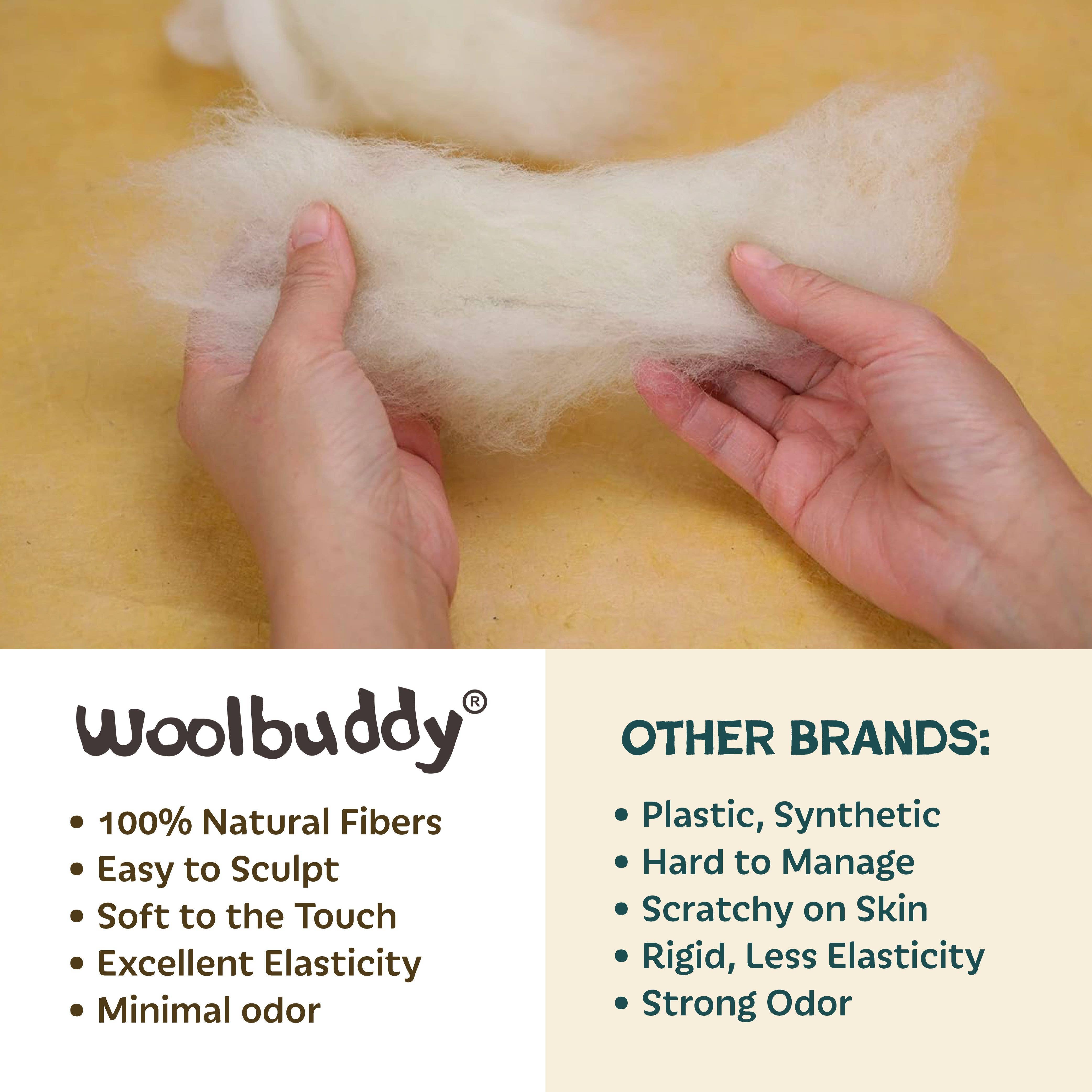 Woolbuddy - Vente Kit de bricolage - Kit de feutrage à l'aiguille DIY - Père Noël6