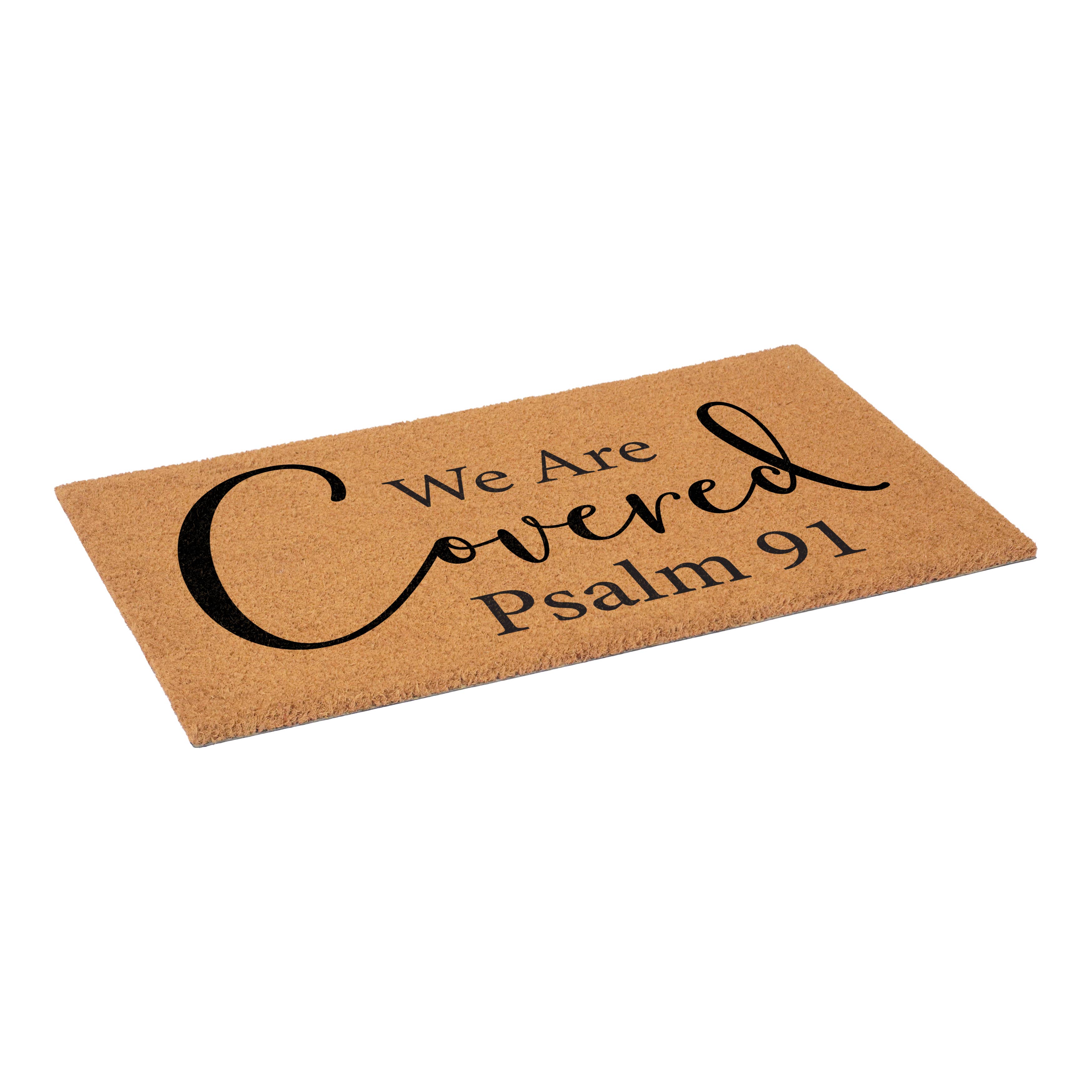 Calloway Mills - Wholesale Door Mat - We are Covered Psalm 913