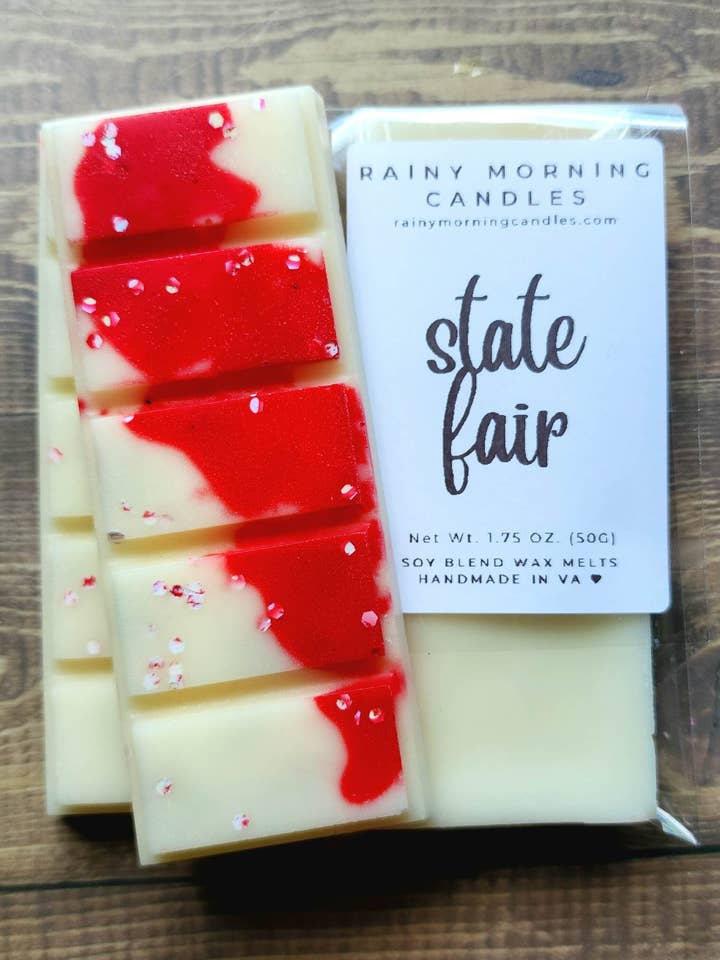 State Fair Snap Bar Wax Melts for wholesale by Rainy Morning Candles