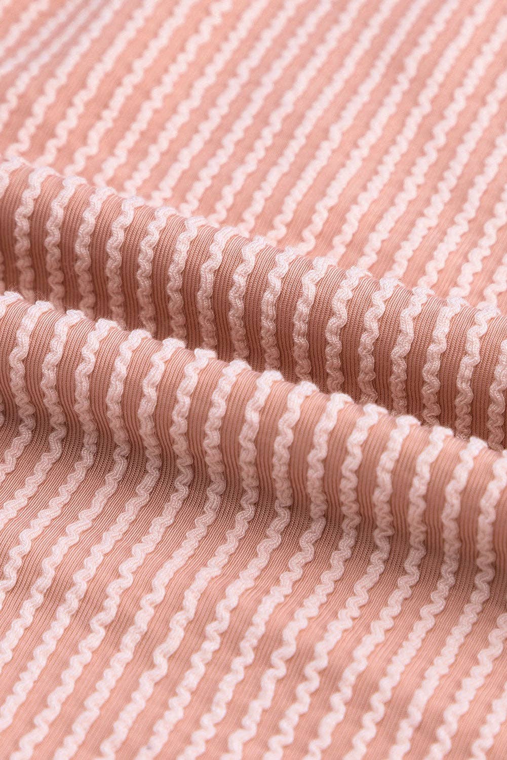 Threaded Pear – Top de malha - Mulher por atacado – Rachel Block Manga Comprida Rib Solta Top7