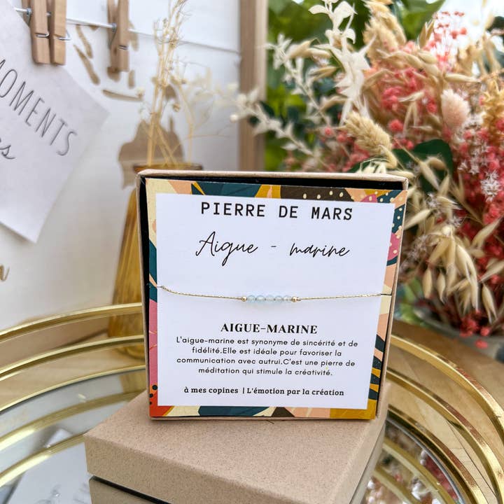 à mes copines - Wholesale Beaded Bracelet - Pack of 12 birthstone bracelets sets6