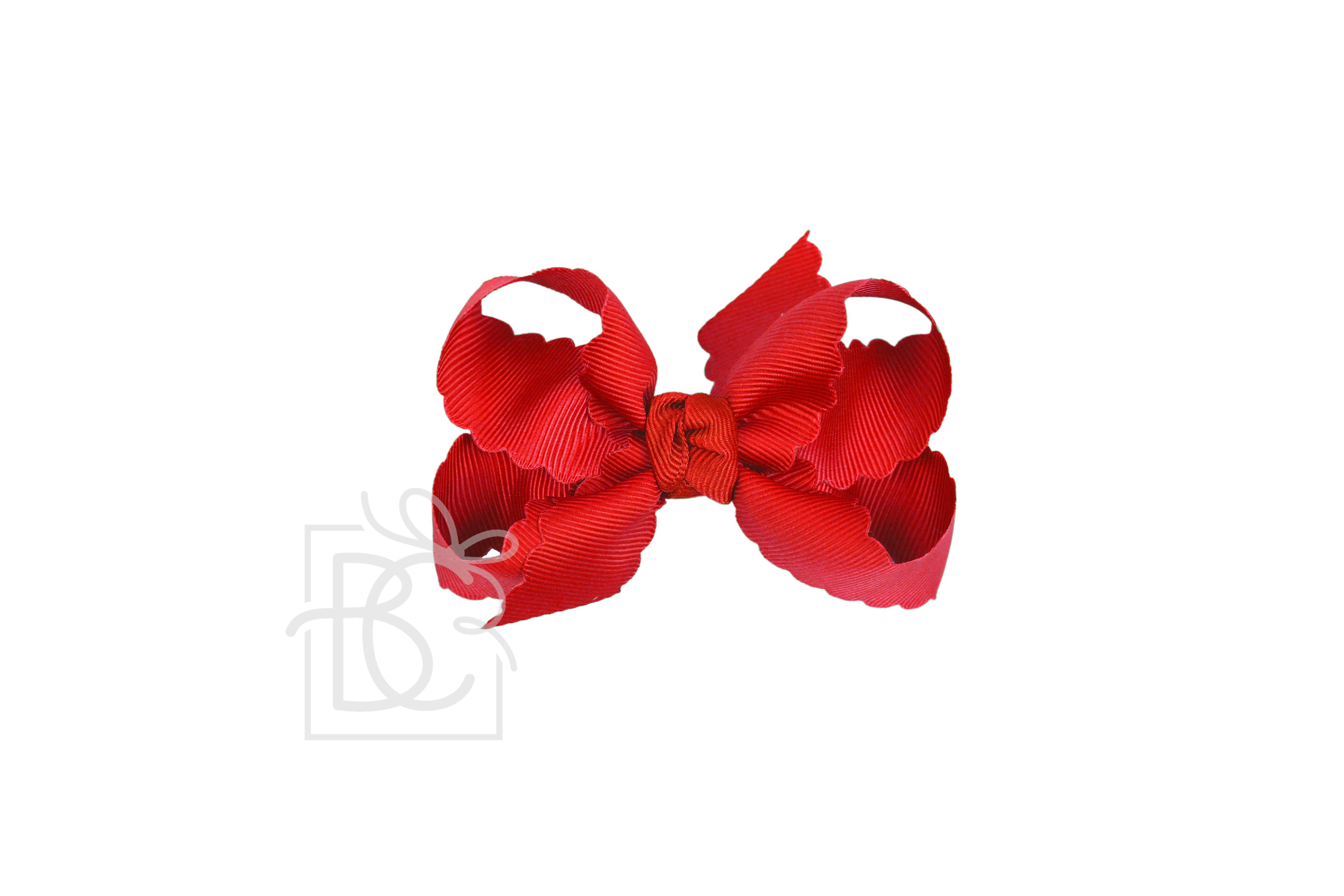 Beyond Creations, LLC – wholesale Hair bow – Kids – SCALLOPED EDGE BOW10
