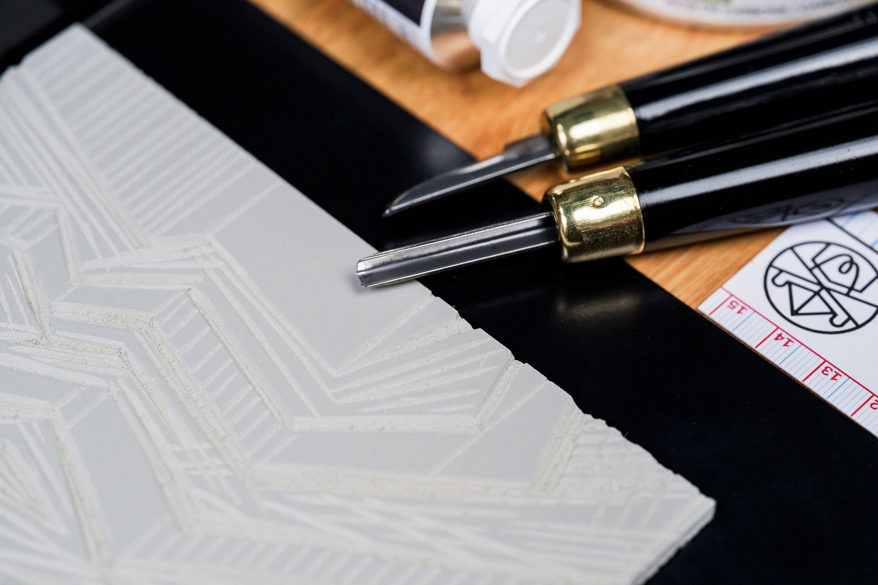 Federal Color – wholesale Craft tool – RGM Linoleum Chisel, #307 (Flat Narrow)7