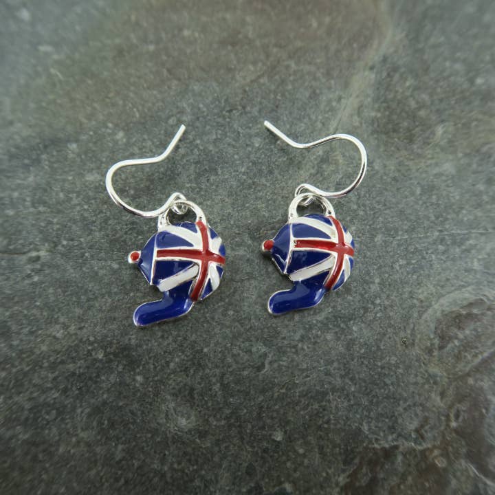 Alexander Thurlow & Co Ltd – wholesale Dangle earrings – British Union Jack Teapot Dangly Earrings2