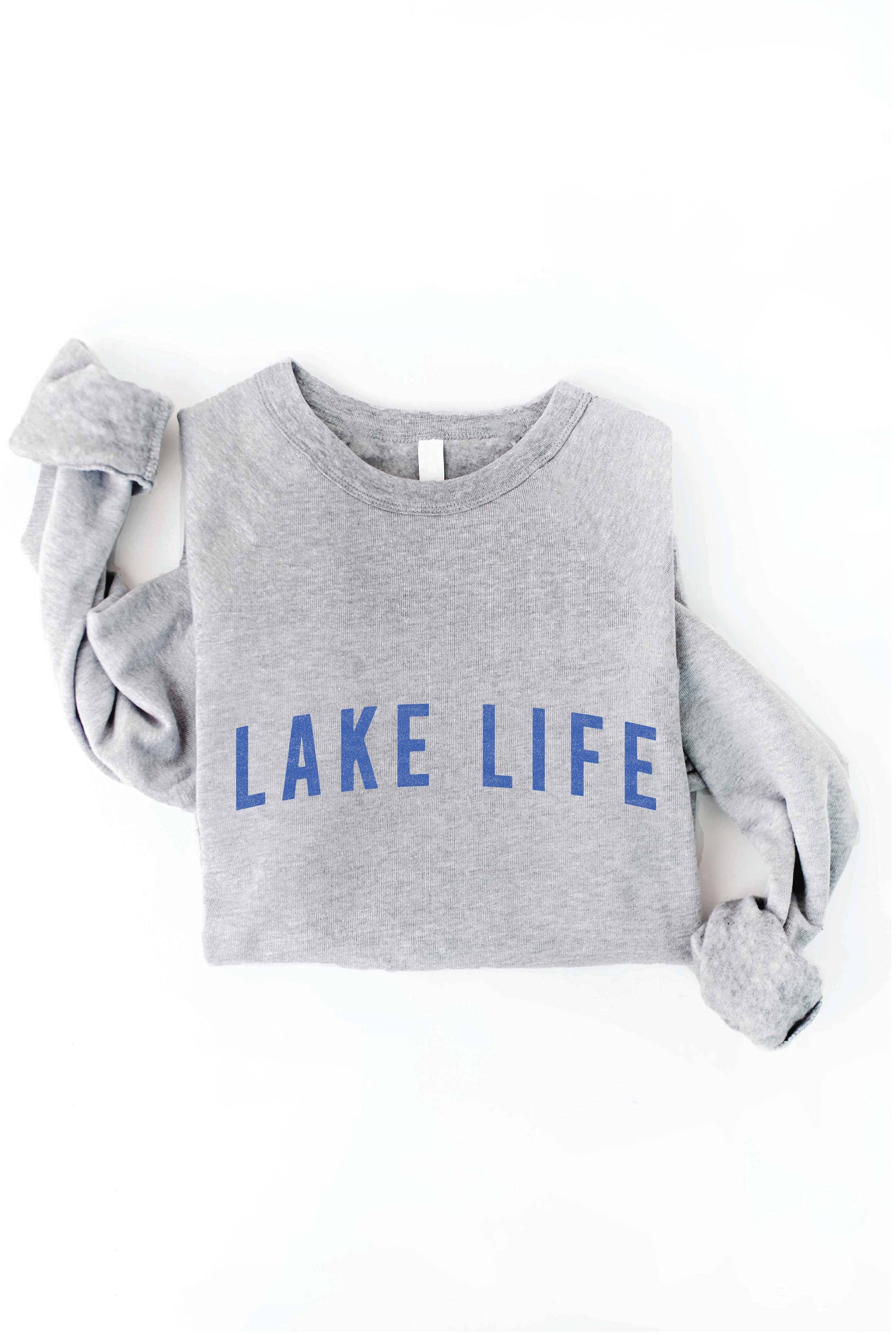 OAT COLLECTIVE - Wholesale Graphic Sweatshirt - Women's - LAKE LIFE Graphic Sweatshirt13
