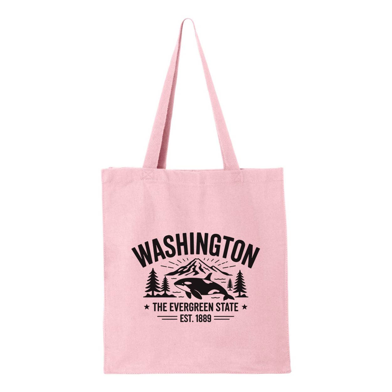 Lucky Luna Apparel - Wholesale Tote Bag - Women's - Evergreen State Washington Tote Bag1