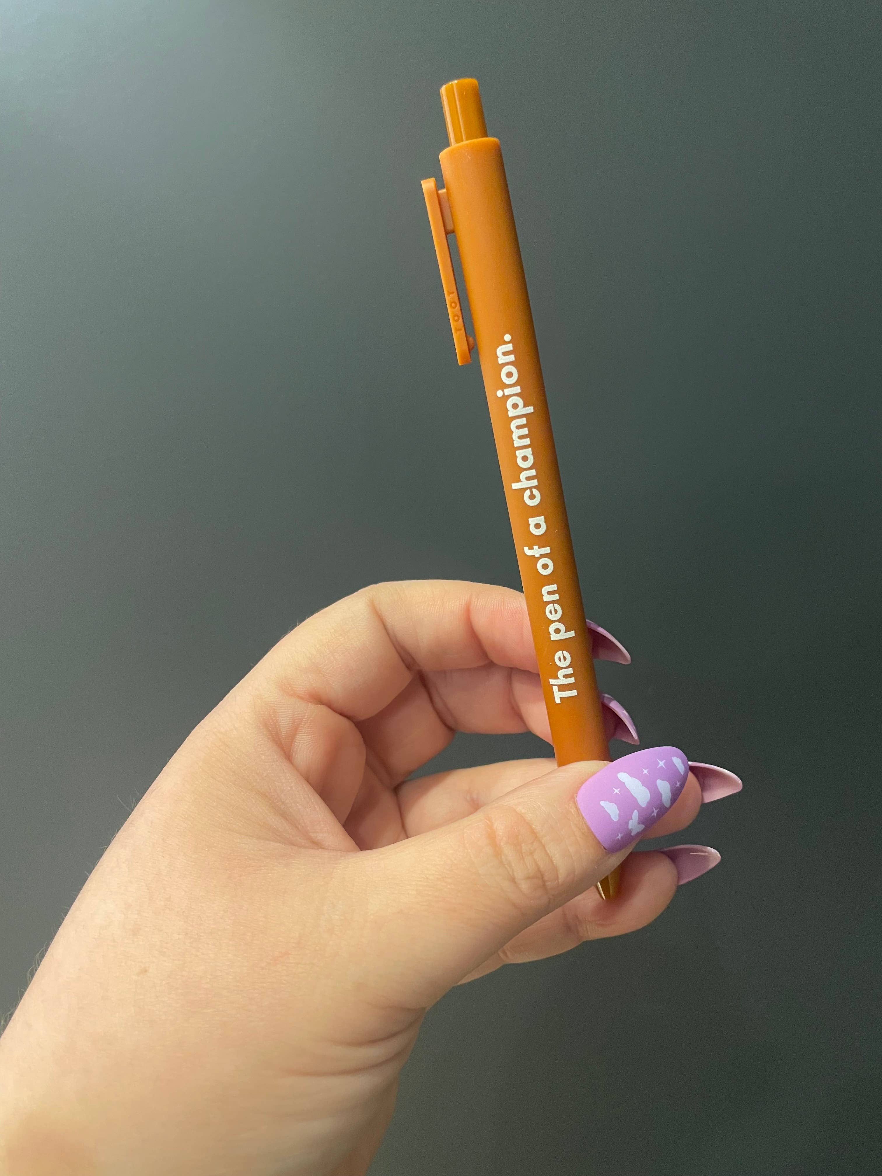 GetBullish - Vendita all'ingrosso Penne - CONFEZIONE INGROSSO Penna di un Campione Penna Individuale 🏆 Penna Gel a Scatto7