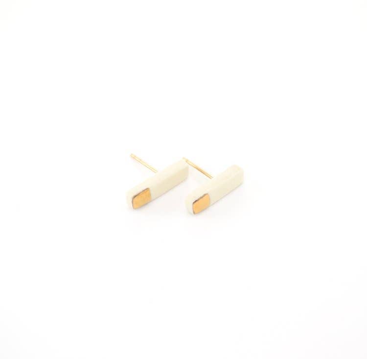 ZOE COMINGS - Venta al por mayor Pendientes de botón/aretes de poste - Tacos de Caña Pequeños3