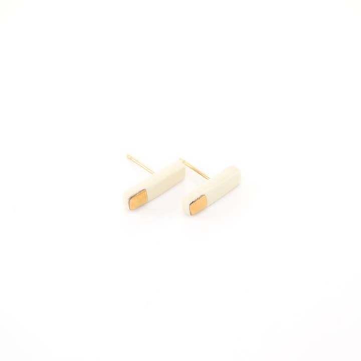 ZOE COMINGS - Venta al por mayor Pendientes de botón/aretes de poste - Tacos de Caña Pequeños3