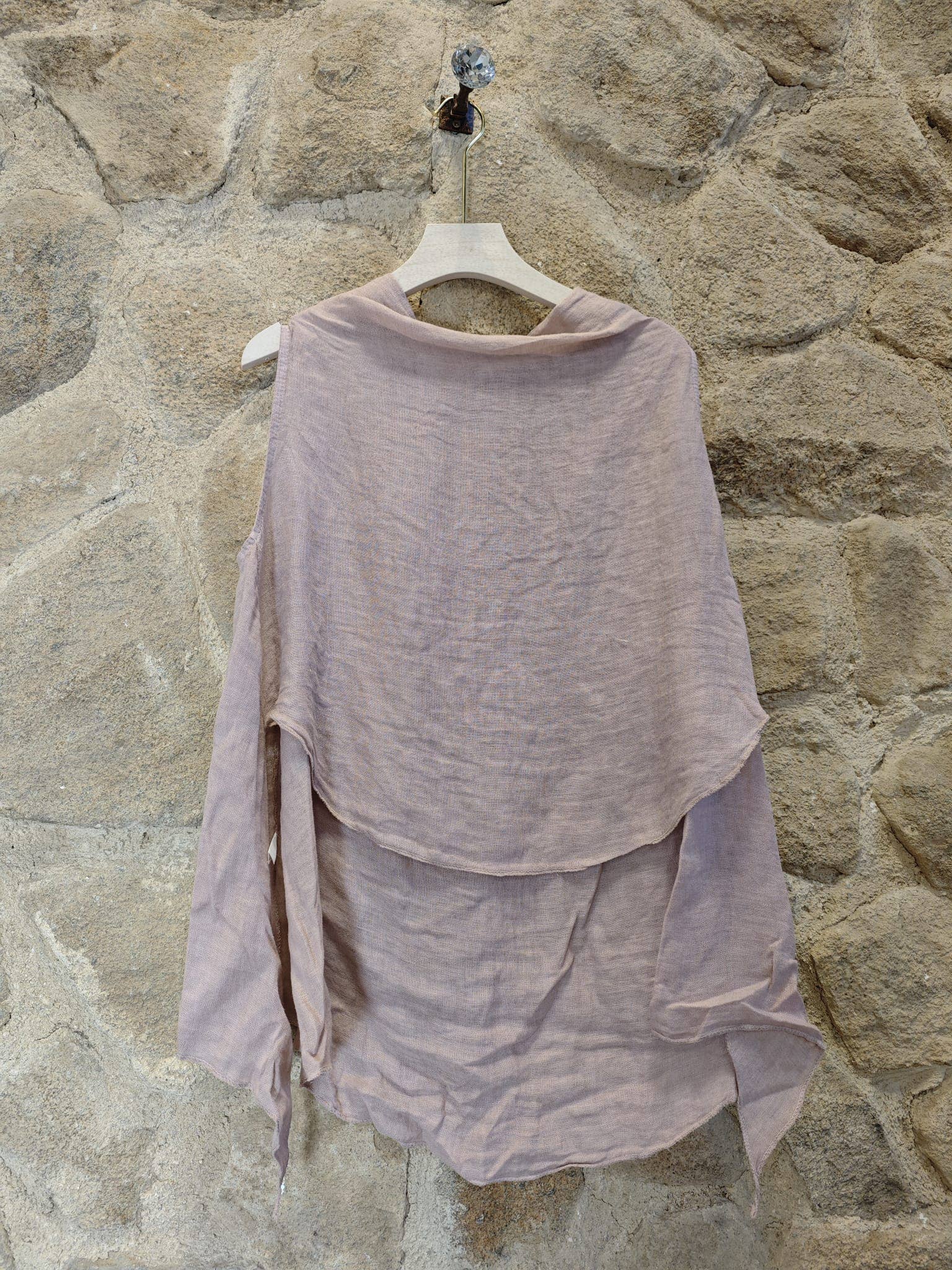 Linen & More - Wholesale Tunic - Women's - REF 3188 100% LINEN BLOUSE0