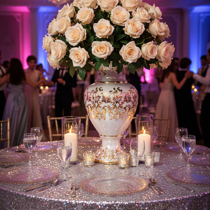 Larksilk - Wholesale Artificial Flowers - 27-Inch Real Touch Peach Rose – Lifelike 4-Inch Bloom4