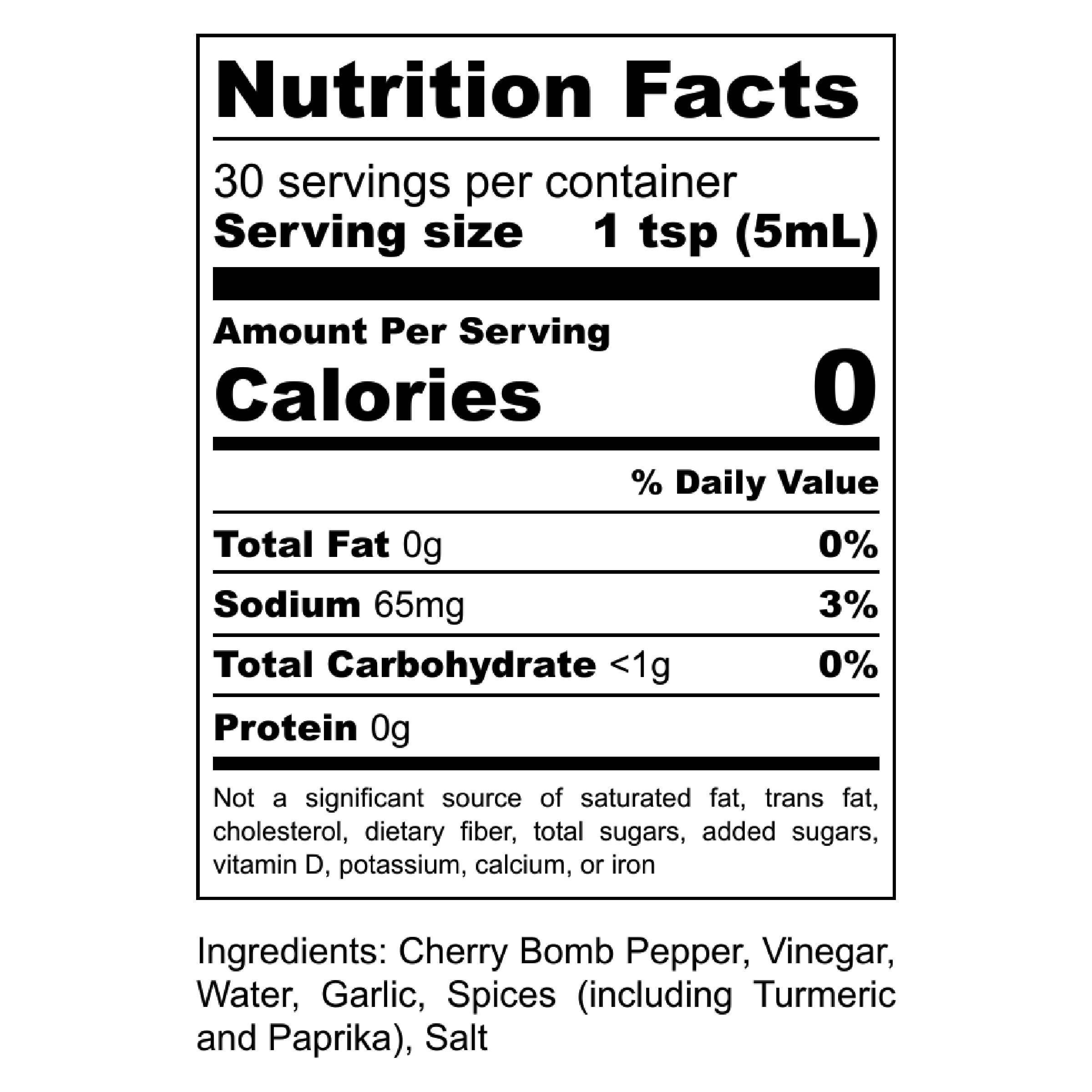 Bushel & Peck's - Vente Sauces piquantes - Sauce Piquante Cerise Bom3