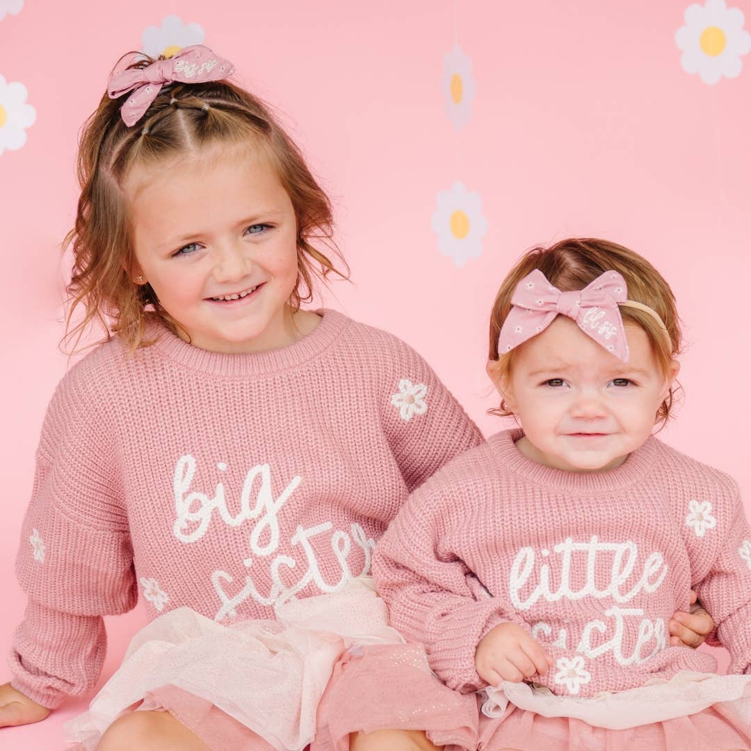 Sweet Wink – wholesale Knitted jumper – Kids – Big Sister Knit Sweater - Family Fun - Birth Announcement4