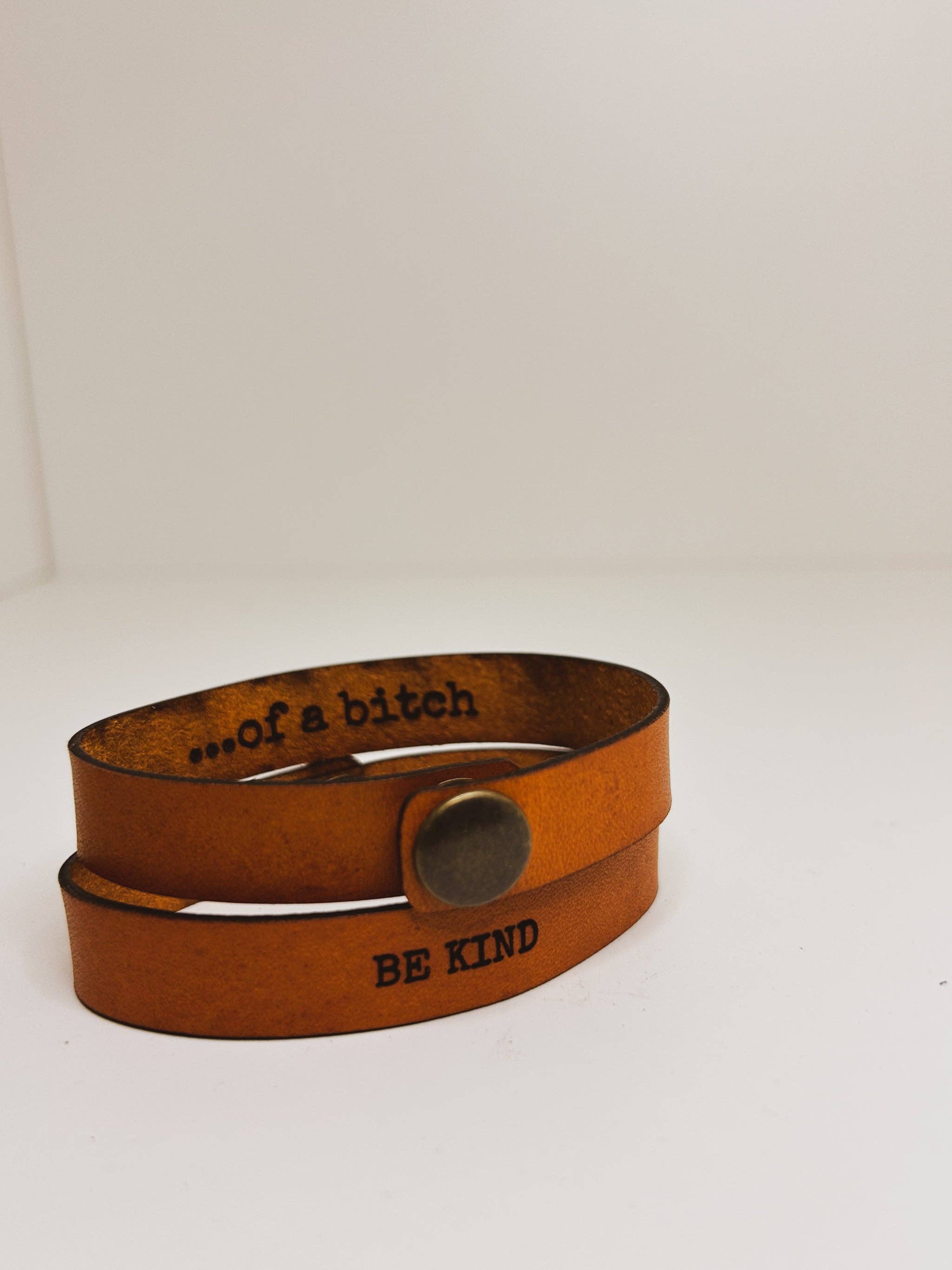 Left Grain - Wholesale Cuff Bracelet - Be Kind.....of a B..... Friendship Bracelet6