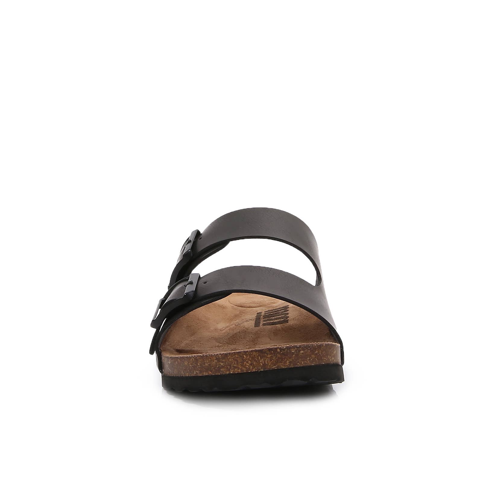 Donkerrood Zachte kurk sandalen met dubbele band en schuifzool voor groothandel op Faire22