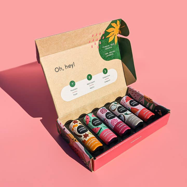 Lip Balm 5-Pack Gift Set for wholesale by Maemae Natural Products