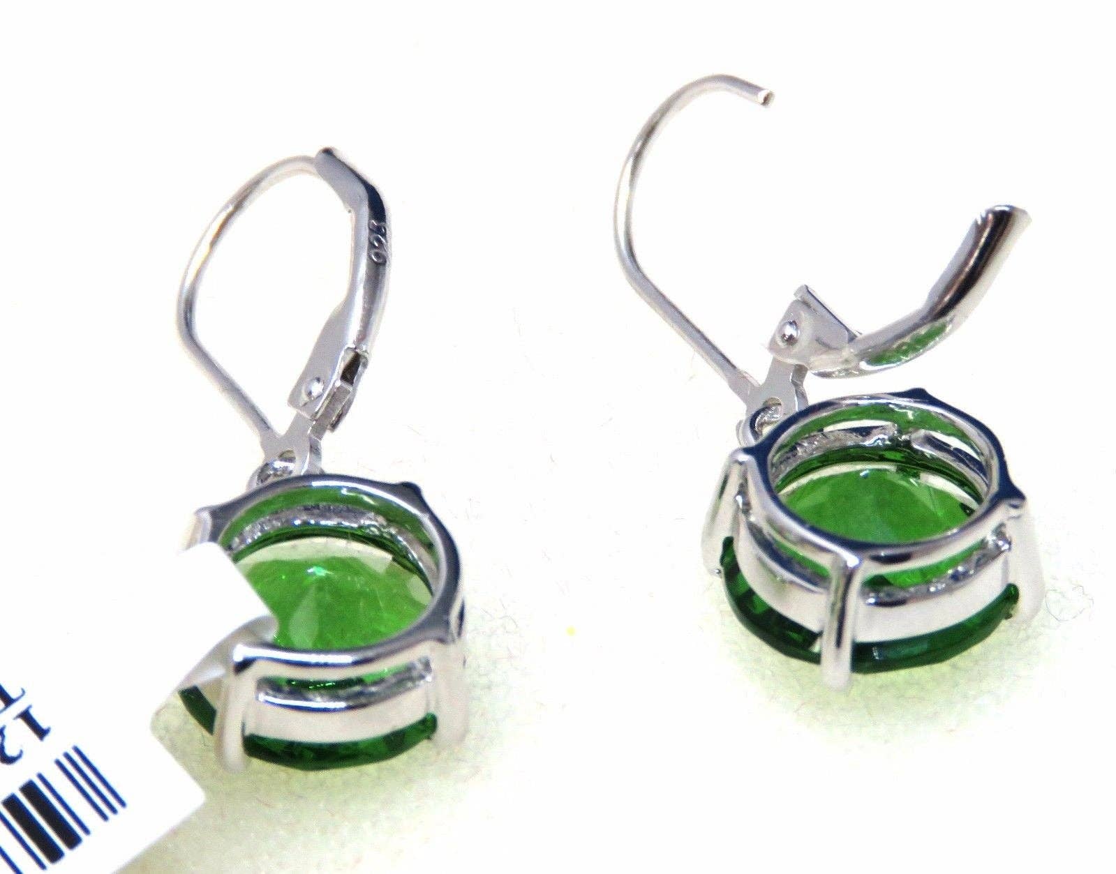 Twan Kee Jewelry - Venta al por mayor Pendientes colgantes - Pendientes colgantes de helenita verde Mt St Helens E81010L3