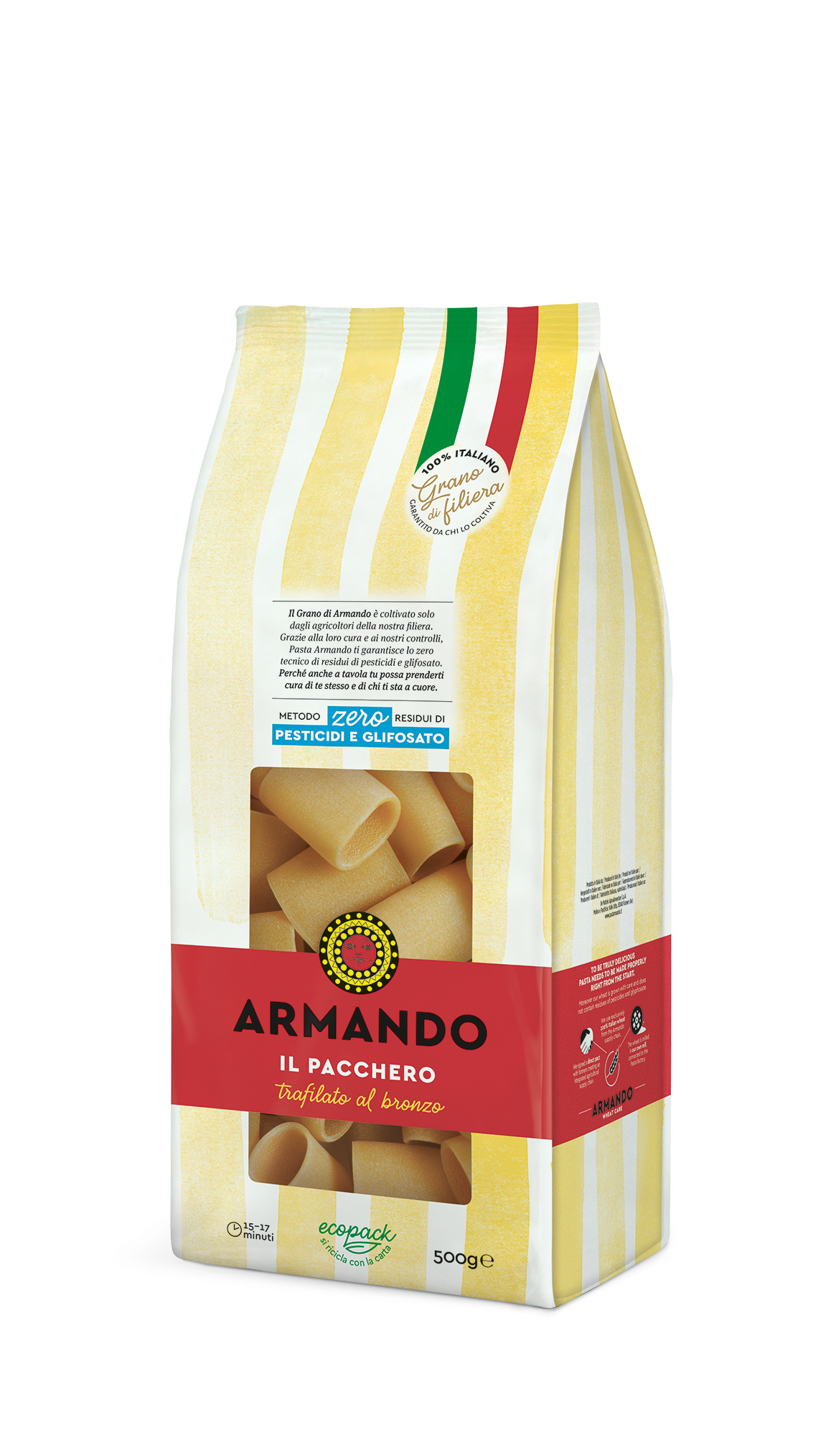 Armando - Vendita all'ingrosso Pasta - Il Pacchero, Pasta Semola Grano Duro 100% Italiano0
