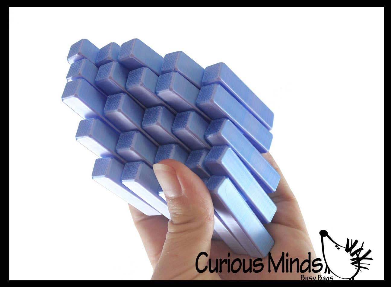 Curious Minds Toys - Wholesale Fidget Toy - Kids - 1 - 3D Printed Shape Shifting Pixel Cube - Sliding Transform7