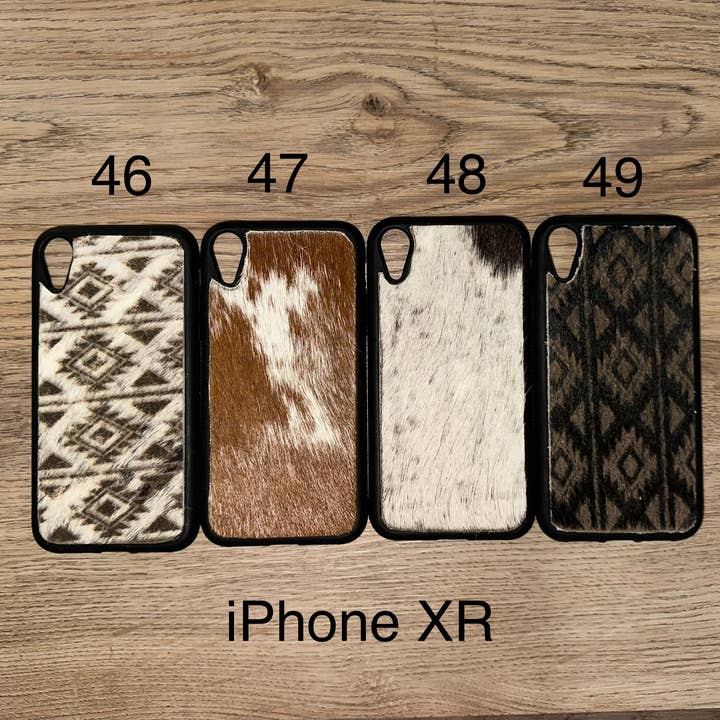 Southern Belles and Shotgun Shells - Vendita all'ingrosso Custodia per cellulare - Unisex - Custodie per iPhone XR Western in pelle e vacchetta0