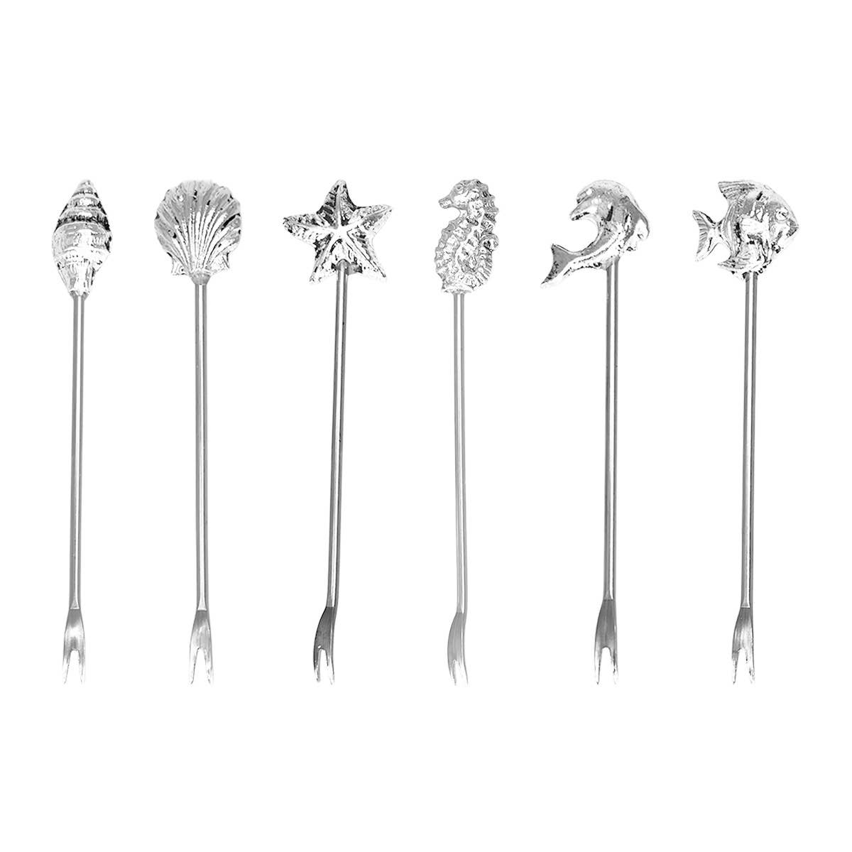 AULICA - Wholesale Tooth Picks/Party Picks - Fish appetizer picks, set of 61