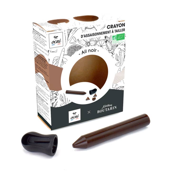 Box 1 Black Garlic Pencil - organic for wholesale by OCNI Factory