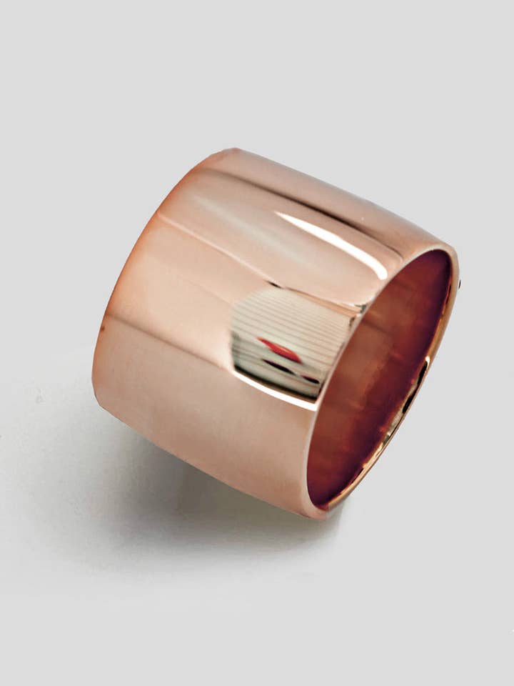 LLAMATIVO ANILLO DE ORO ROSA BAÑADO EN ORO ROSA DE 18 QUILATES para venta al por mayor de Sonia Hou Jewelry