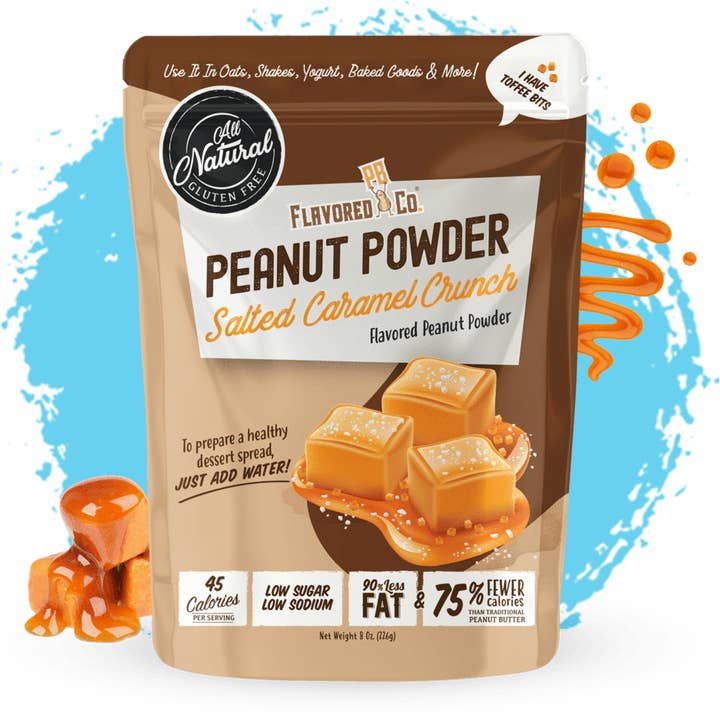 Salted Caramel Crunch (Non-Vegan) for wholesale by Flavored PB Co.