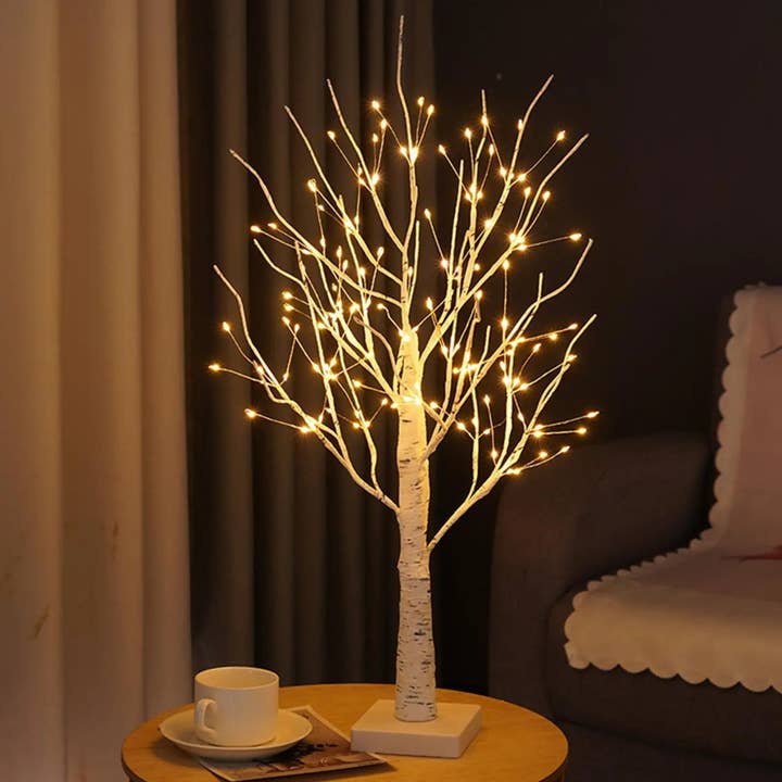 BRECK + FOX - Wholesale Accent/Desk Lamp - Birch Tree Lamp