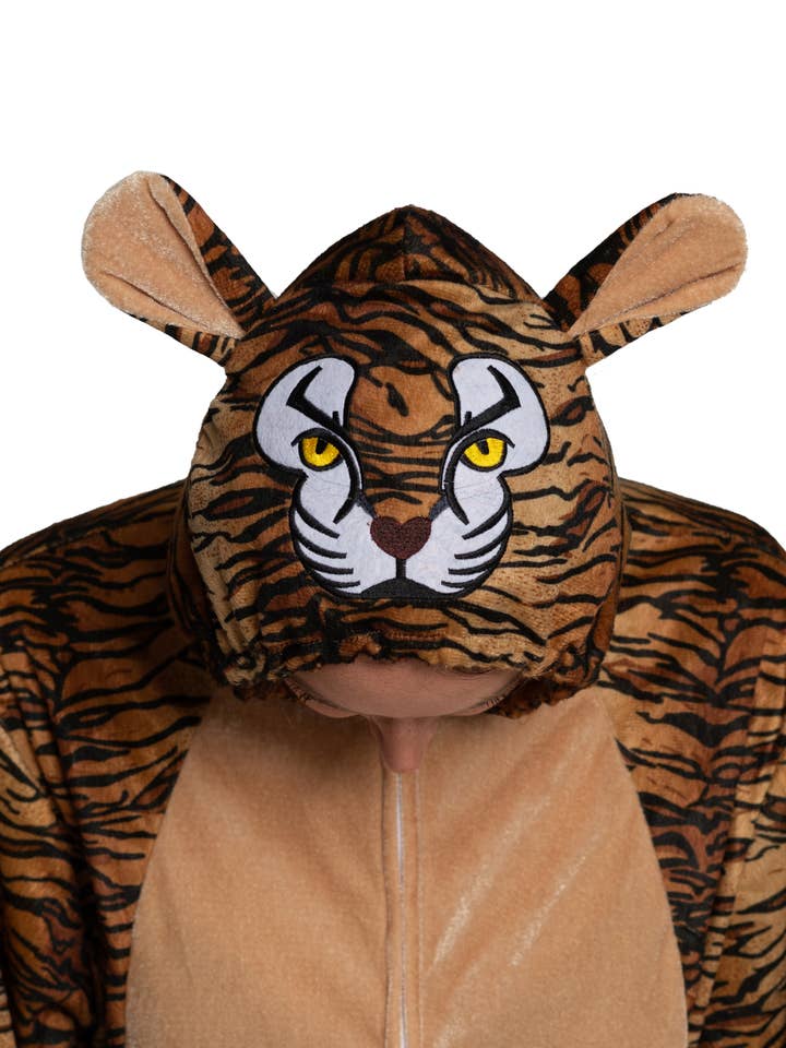 Onesie Tiger - Party Costume for wholesale by Partychimp